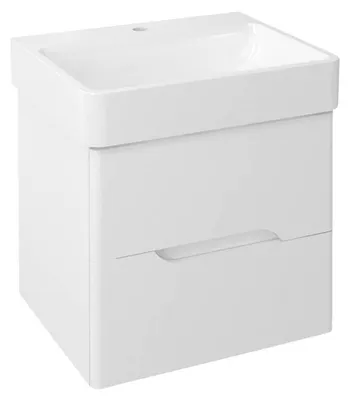Produktbild von Sapho MEDIENA Unterschrank 56x51x48,5cm, Weiß matt / Weiß matt