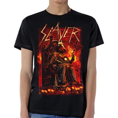 Produktbild von Slayer Goat Skull Black L T-Shirt