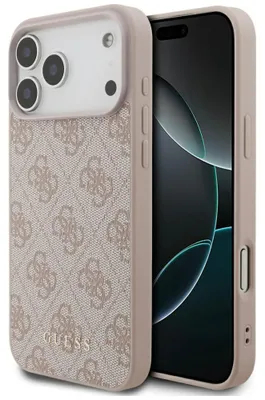 Zdjęcie produktu dla GUESS case for IPHONE 17 Pro GUHCP17LG4GFPI (PU 4G Classic) pink