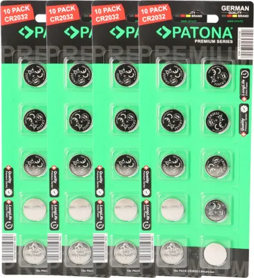 Obrázek produktu pro PATONA Premium 40x CR2032 baterie (4x10er) balení 3V lithium