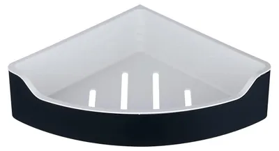 Produktbild von Aqualine SAMBA Eckr Duschablage, 218x63x218mm, Schwarz