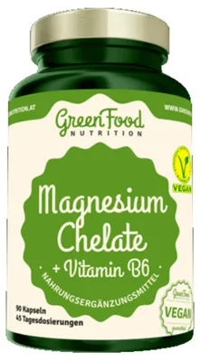 Produktbild von Magnesium Chelat + Vitamin B6, 90 Kapseln