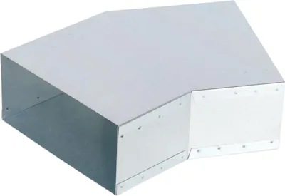 Produktbild von Flachkanal Bogen 30° 200 x 90 mm