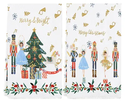 Weihnachtsküchentücher Set 2er-Pack, saugfähig, 40x60 cm