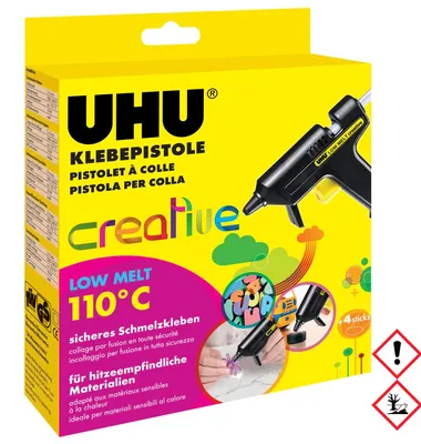 Zdjęcie produktu dla UHU Pistolet do klejenia Creative Low Melt 110C Pistolet do klejenia na gorąco