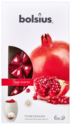 Produktbild von Bolsius Wax Melts Granatapfel 6er