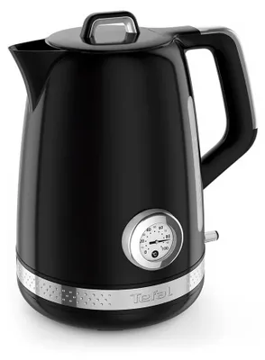 Produktbild von Tefal Soleil KO3558E0, 1,7 l, 2400 W, Schwarz, Kunststoff, Wasserstandsanzeige, Drahtlos