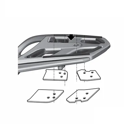 Immagine prodotto di Portapacchi per bauletto moto SHAD TOP MASTER