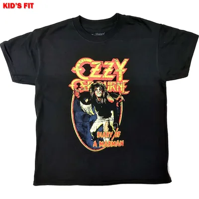 Produktbild von Ozzy Osbourne - Vintage Diary of a Madman Kids 7 - 8 Jahre T-Shirt - Schwarz