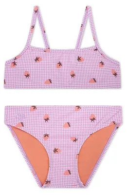 Produktbild von Swim Essentials Bikini – Rosa – Erdbeerfelder - 146/152