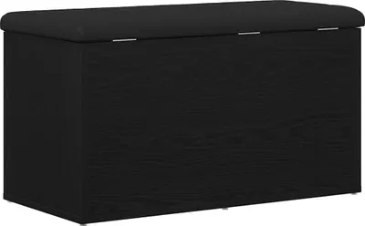 Obrázek produktu pro Úložná lavice Černý dub 82 x 42 x 45 cm kompozitní dřevo