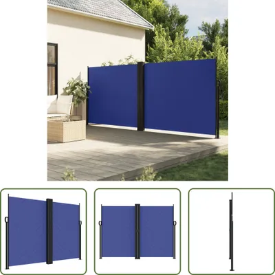 Produktbild von The Living Store Seitenmarkise Ausziehbar Blau 180x600 cm