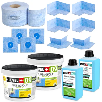 Produktbild von Dicht-Set Badabdichtung Balkonabdichtung Dusche Flussigfolie Spezial 14kg SET67