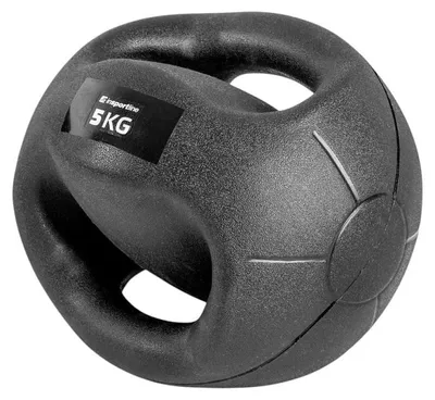 Zdjęcie produktu dla Piłka lekarska Insportline z uchwytami „Grab Me” 5 kg