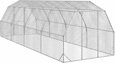 Obrázok produktu pre Kurací výbeh 2,5x8x2,25 m Pozinkovaná oceľ