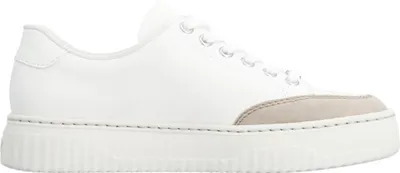 Imagen del producto de Zapatos de mujer Rieker, tipo cordones, deportivos, estilo casual, color blanco