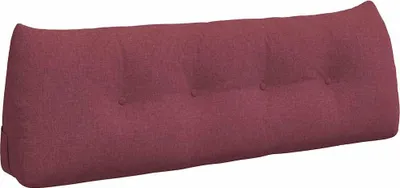 Produktbild von Rücken Kissen Weinrot 140 x 24 x 50 cm Stoff