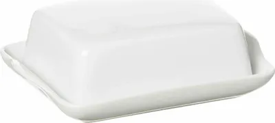 Immagine prodotto di Ritzenhoff & Breker Bianco Butterdose, Butter Dose, Butterbehälter, Geschirr, Porzellan, Weiß, 18 cm, 78589