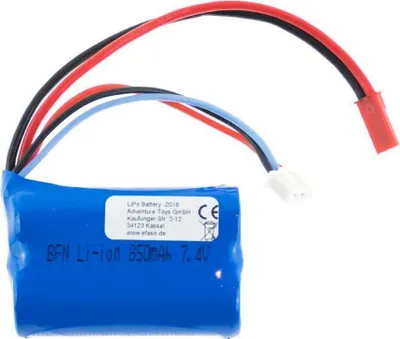 Produktbild von 030 Akku 7,4V / 0850 mAh / Li-Po / JST Stecker / X6, FT007