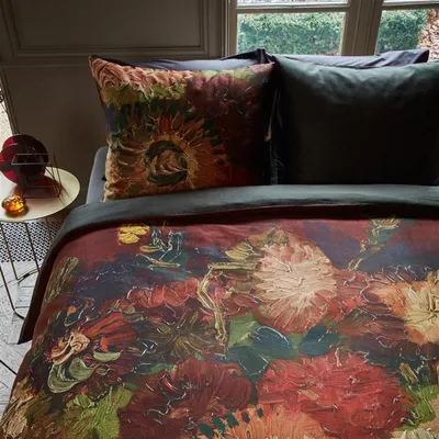Immagine prodotto di Biancheria da letto Beddinghouse Van Gogh, motivo gladioli, colore rosso, dimensioni 135 x 200 cm