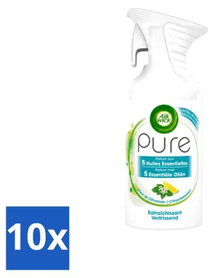 Produktbild von 10 x Air Wick Pure Raumspray - Citroenblüte - 250 ml - Vorteilspackung - 10 Stücke