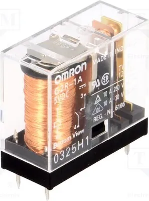 Produktbild von 1x Relais: elektromagnetisch  USpule : 5VDC  10A/250VAC G2R-1A 5VDC Elektromagneti
