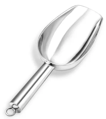 Image de Pelle à glace - Pelle à farine et pelle de dosage en acier inoxydable - 5 onces