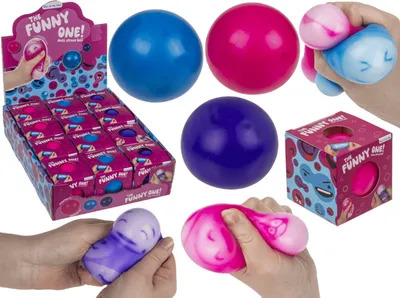 Produktbild von OOTB Squeeze Ball Funny Faces 6 cm
