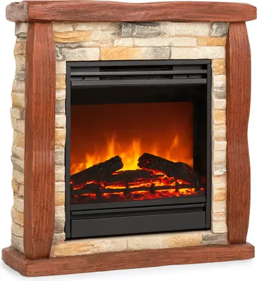 Produktbild von Klarstein Deko Kamin mit LED-Flammen, Elektro Kamin mit Heizung, 1800W Elektrischer Kamin, Sparsamer Kamin Elektrisch, Wandkamin mit Fernbedienung & Timer, Elektrische Kamine mit Polystone-Gehäuse