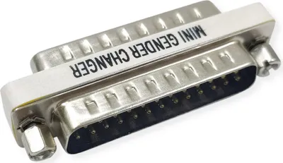 Produktbild von VALUE Mini Gender Changer, 25pol. Stecker-Stecker