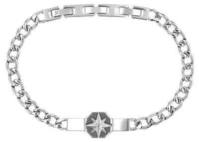 Produktbild von Joop! Herren Armband 2100989 mit Kompassmotiv Edelstahl IP Gun
