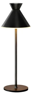 Produktbild von Kabellose LED-Tischleuchte Verstellbar Modernes Design Schwarz 38 cm