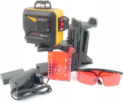 Obrázok produktu pre Laserové nivelačné zariadenie 360° CROSS 3D LAMIGO červený lúč