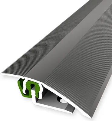 Produktbild von PROVISTON | Übergangsprofil | Parkettprofil | Breite: 51 mm | Höhenausgleich: 3 - 23 mm | Länge: 900 mm | Aluminiumprofil | Edelstahloptik | 1 Stück