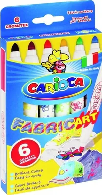 Zdjęcie produktu dla Carioca Cromatex, Extra Pogrubiony, Wielobarwny, Końcówka pociskowa, 6 mm, Okrągły, Włochy