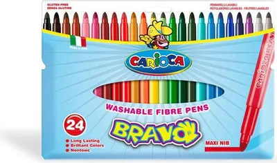 Immagine prodotto di Carioca Bravo marcatore Extra grassetto Multicolore 24 pz