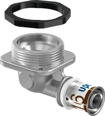 Obrázok produktu pre UPONOR S-Press PLUS, uholník, plochý, 16-Rp1/2"FT, 1 ks.