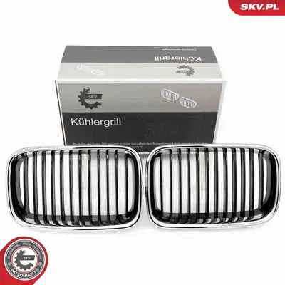 Produktbild von ESEN SKV 66SKV045 Kühlergrill Frontgrill für BMW 3 Limousine (E36) Chrom/Schwarz