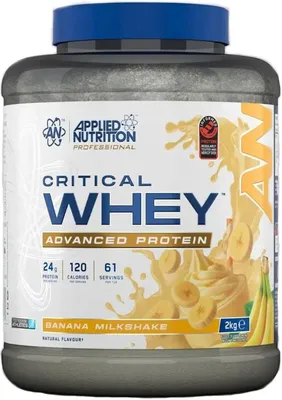 Productafbeelding van Applied Nutrition Critical Whey – 2000 g, smaak: banaan milkshake