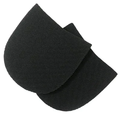 Immagine prodotto di INF Patch tallone suola 2 paia gomma antiscivolo 9.5cm x 9.2cm scarpe Nero