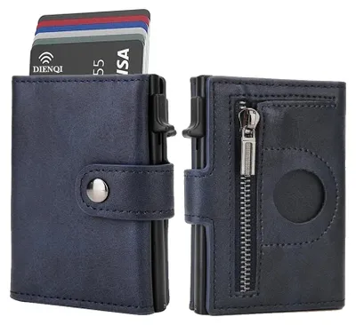 Immagine prodotto di Portafoglio, protezione RFID, design compatto, blu scuro