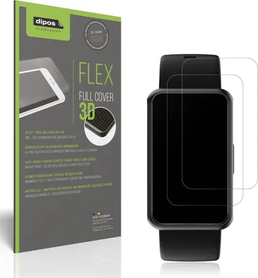 Image de 2x Full Cover mat Film pour Asmoda Fitnesstracker 1,47 Zoll Film de protection ecrán
