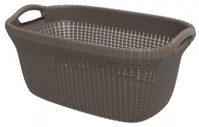 Produktbild von Curver Strickwäschekorb 40 L Rechteckig Rechteckig Kunststoff Braun