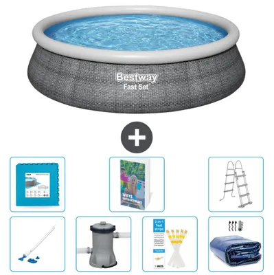 Produktbild von Bestway Fast Set Rund - 457x107 cm - 8-teilig  S493