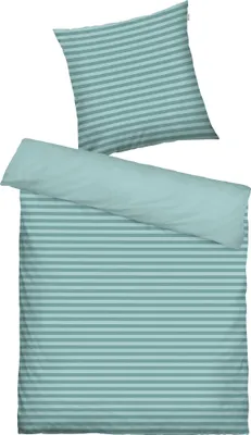 Produktbild von HERDING TOM TAILOR Bettwäsche-Set 'Medium Stripes Cozy Mauve & Crisp White' - 80-x-80-cm-135-x-200-cm, Deckenbezug im Lieferumfang enthalten, Kissenbezug enthalten