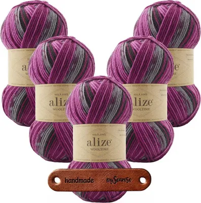 Produktbild von 5 x ALIZE WOOLTIME 11018 MIT LABEL