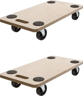Produktbild von (2Stück) Rollbrett Transportrolle Möbelroller  Roller Transporter 200kg