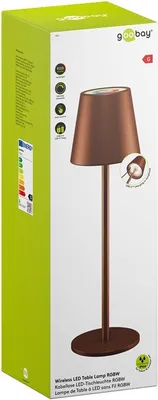 Produktbild von Kabellose LED-Tischleuchte RGBW, Bronze