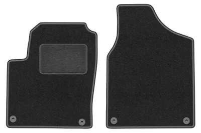 Immagine prodotto di Tappetini anteriori in moquette per Volkswagen Sharan I 1995-2010 (monovolume) – 2 pezzi, grigio grafite, su misura – Wielganizator LUX – versione W0027