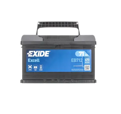 Produktbild von EXIDE Excell Starterbatterie 12V 71Ah 670A/EN B13 LB3 Batterie
